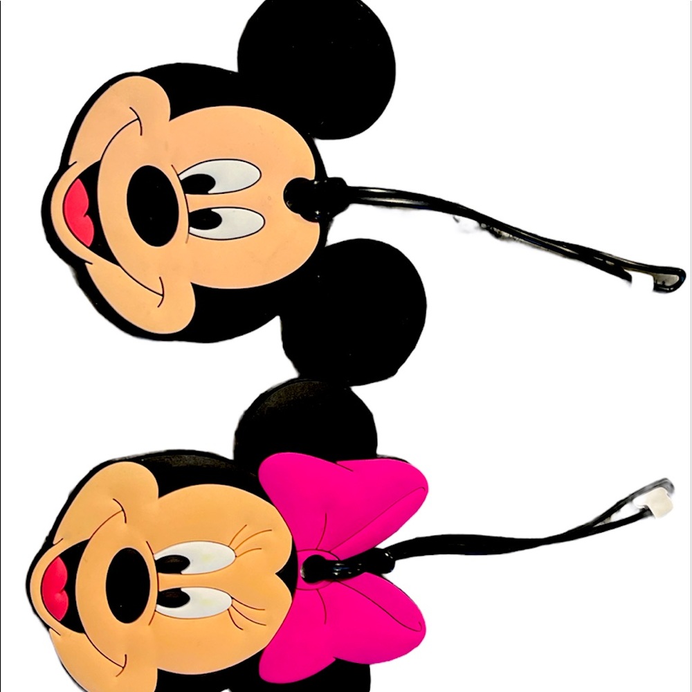 Disney Parks Mickey and Minnie Mouse Luggage Tags